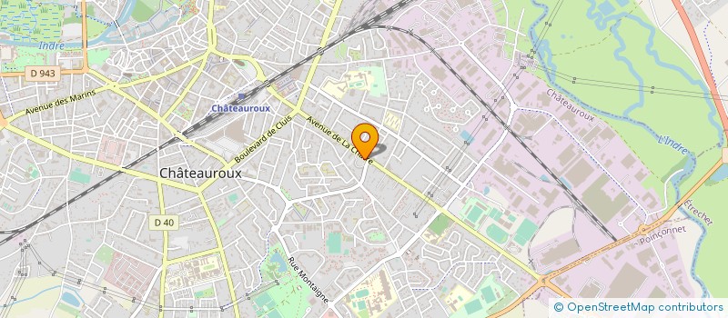 localisation de l'entreprise ASSOCIATION PARTHENIA à CHATEAUROUX
