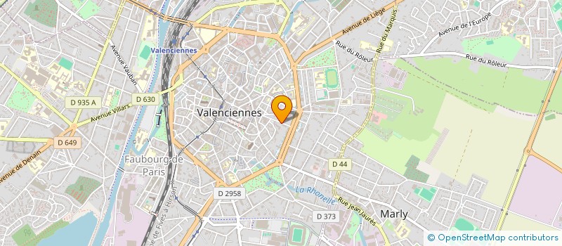 localisation de l'entreprise ASSOCIATION PARTITION  VALENCIENNES