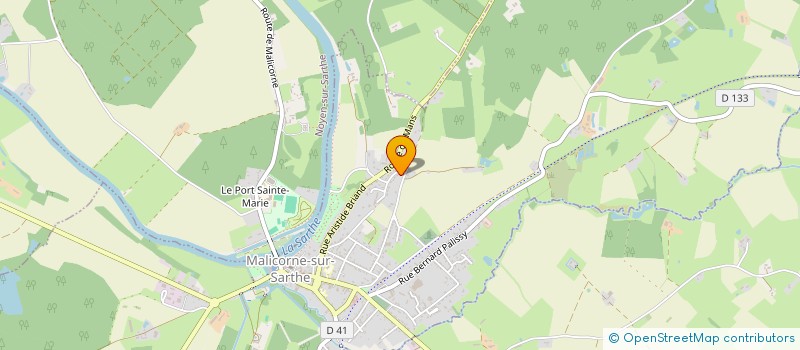 localisation de l'entreprise ASSOCIATION PARTY EN LIVE  MALICORNE-SUR-SARTHE