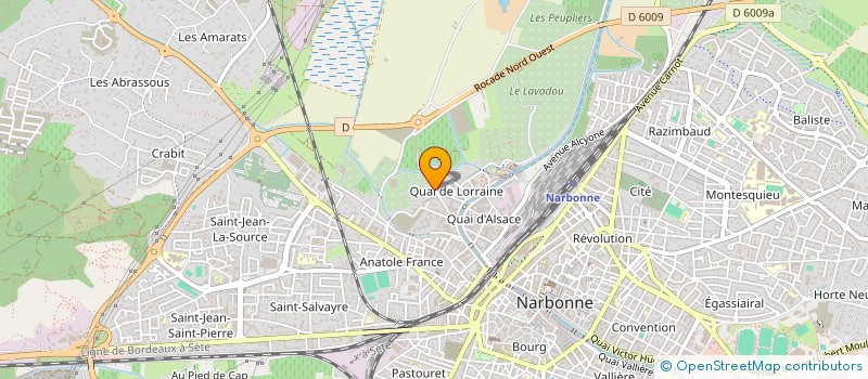 localisation de l'entreprise ASSOCIATION PARVIR - PARTIR POUR MIEUX REVENIR  NARBONNE