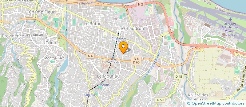 localisation de l'entreprise ASSOCIATION PAS'FEL ABNL à SAINT-DENIS