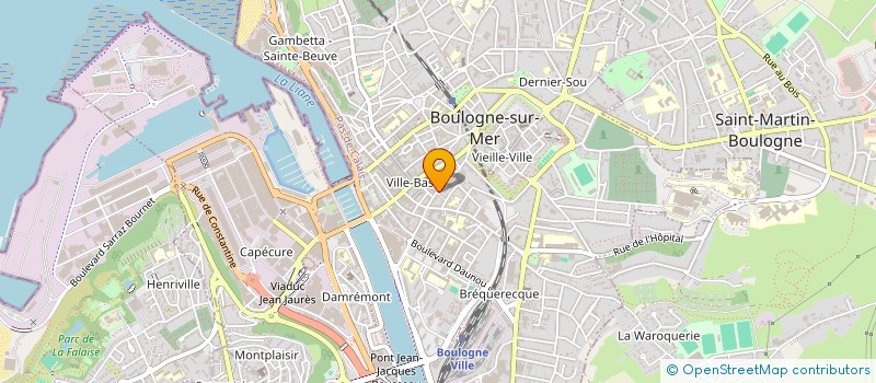 localisation de l'entreprise ASSOCIATION PASIFIKA DE LA COTE D'OPALE à BOULOGNE-SUR-MER