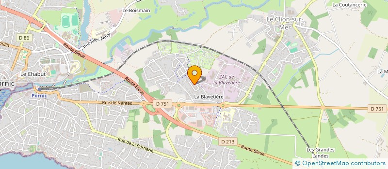 localisation de l'entreprise ASSOCIATION PASS LAS NANTES 21  PORNIC