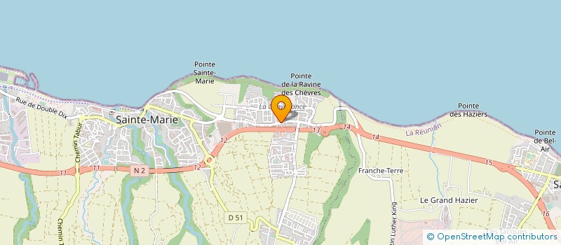 localisation de l'entreprise ASSOCIATION PASS'PARTOU à SAINTE-MARIE
