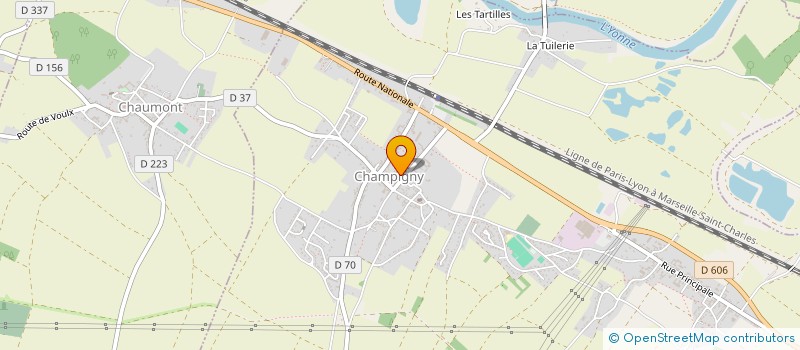 localisation de l'entreprise ASSOCIATION PASSACAILLE  CHAMPIGNY