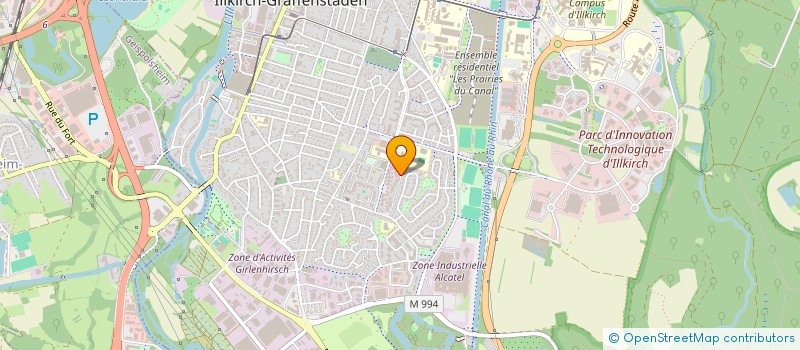 localisation de l'entreprise ASSOCIATION PASSAGE  ILLKIRCH-GRAFFENSTADEN