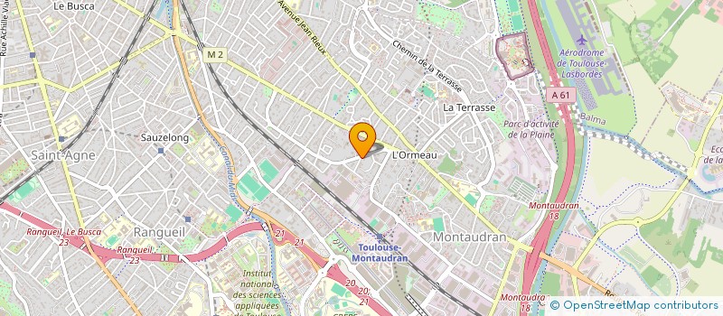 localisation de l'entreprise ASSOCIATION PASSAGE CLOWNE à TOULOUSE