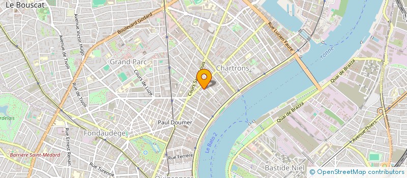 localisation de l'entreprise ASSOCIATION PASSAGE SAINT-MICHEL  BORDEAUX