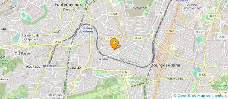 localisation de l'entreprise ASSOCIATION PASSAGES à SCEAUX