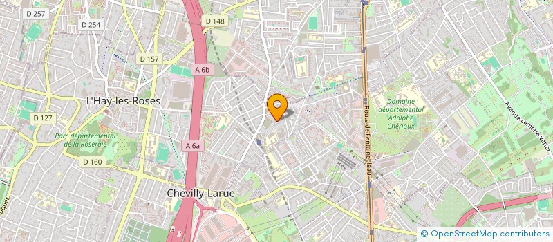 localisation de l'entreprise ASSOCIATION PASSERELLE ESPOIR ET SOLIDARITEAPES  L'HAY-LES-ROSES