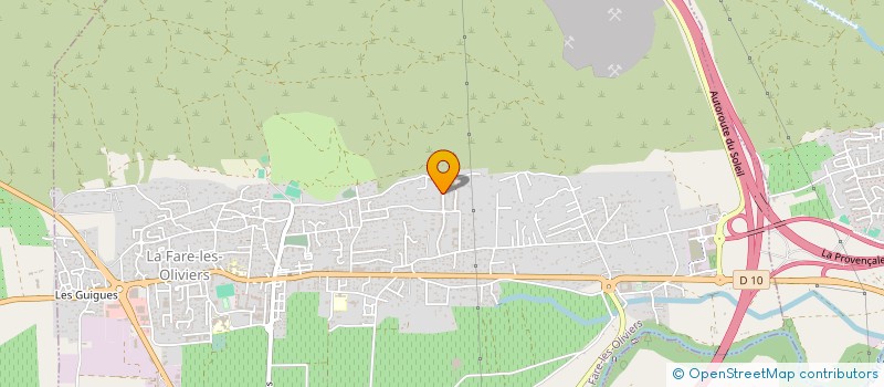 localisation de l'entreprise ASSOCIATION PASSION SPECTACLE  LA FARE-LES-OLIVIERS