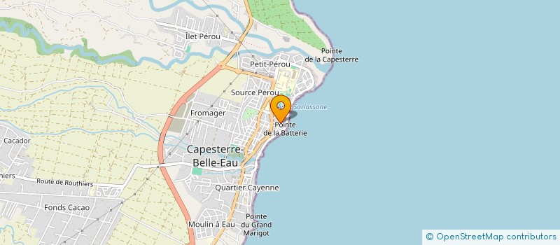 localisation de l'entreprise ASSOCIATION PASSION TOURISME à CAPESTERRE-BELLE-EAU