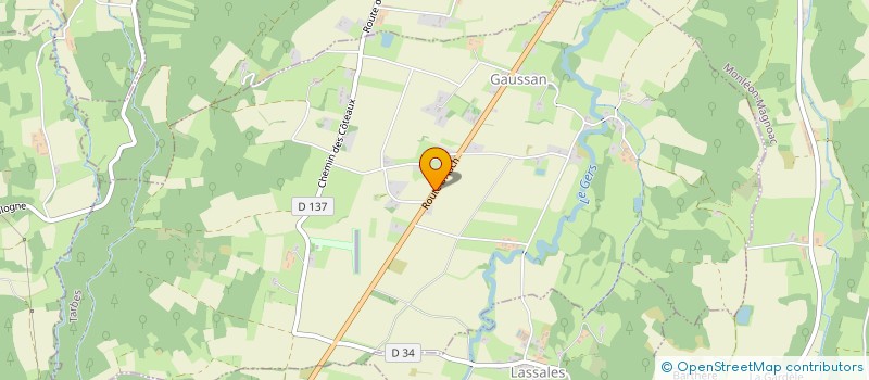 localisation de l'entreprise ASSOCIATION PASTORALE D ARAGNOUET  MONLEON-MAGNOAC