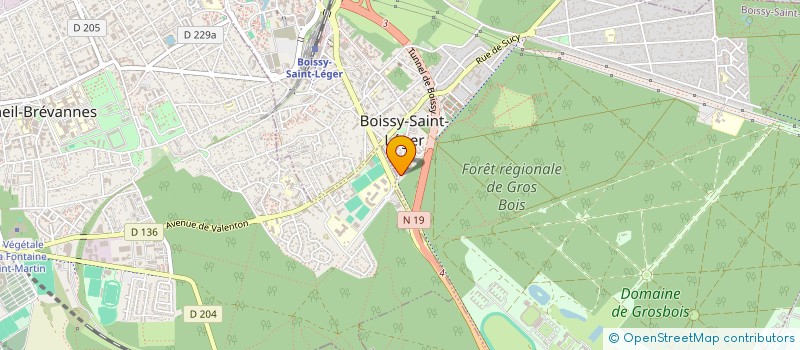 localisation de l'entreprise ASSOCIATION PASTORALE DES JEUNES DU BELVEDERE à BOISSY-SAINT-LEGER