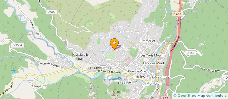 localisation de l'entreprise ASSOCIATION PATCHAMAMA à LODEVE