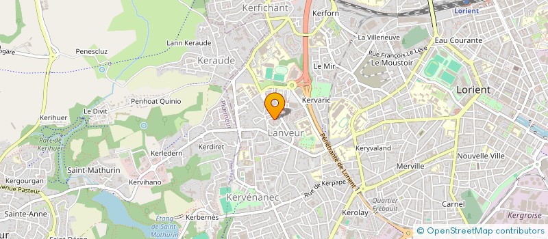 localisation de l'entreprise ASSOCIATION PATI (PROYECTO DE AYUDA POR TEENAGERS EN INFORMATICA) à LORIENT