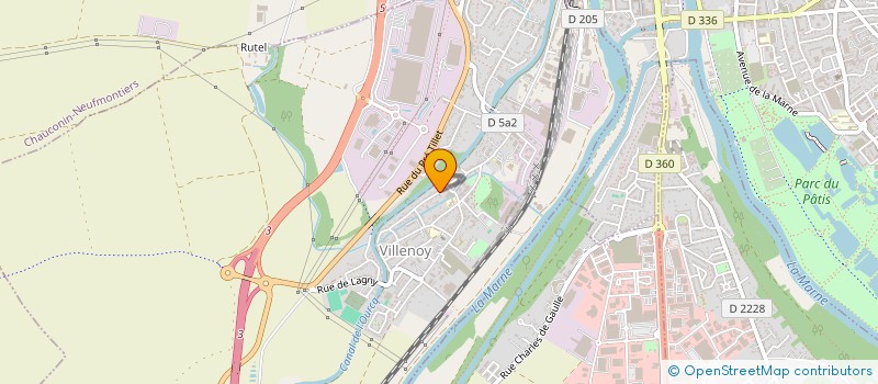 localisation de l'entreprise ASSOCIATION PATIENCE SERVICE GARDE-MALADES  VILLENOY