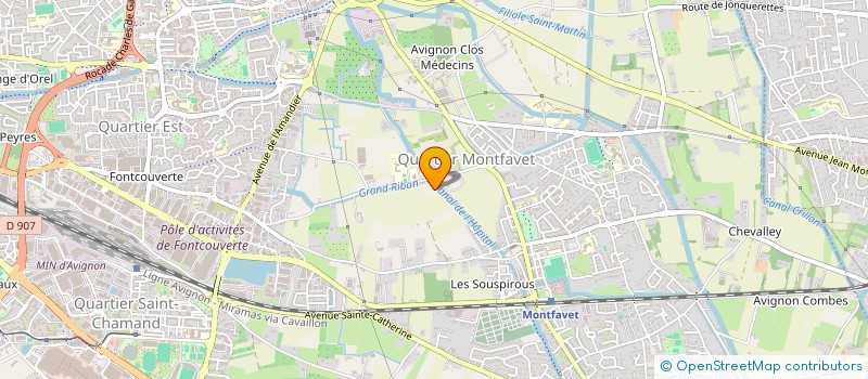 localisation de l'entreprise ASSOCIATION PATINONS ENSEMBLE  AVIGNON