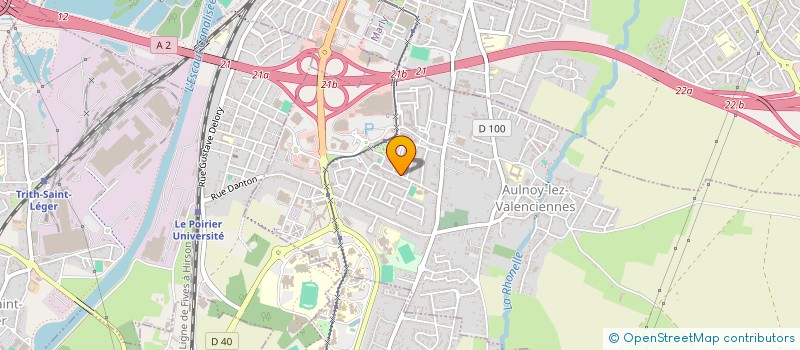 localisation de l'entreprise ASSOCIATION PATOISANTE GEORGES FIDIT DE L'ARRONDISSEMENT DE VALENCIENNES  AULNOY-LEZ-VALENCIENNES