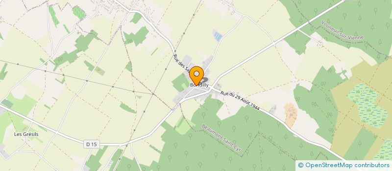 localisation de l'entreprise ASSOCIATION PATRIMOINE CULTURE ET TRADITIONS  BEAUMONT SAINT-CYR