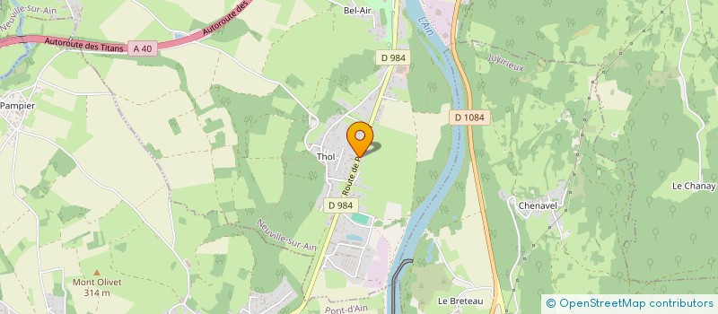 localisation de l'entreprise ASSOCIATION PATRIMOINE DE NEUVILLE SUR AIN  NEUVILLE-SUR-AIN