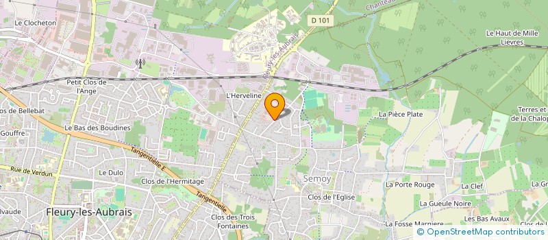 localisation de l'entreprise ASSOCIATION PATRIMOINE SAPEURS-POMPIERS 45 à SEMOY