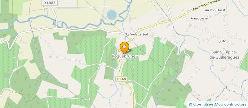 localisation de l'entreprise ASSOCIATION PATRIMONIALE DE GUILLERAGUES  SAINT-SULPICE-DE-GUILLERAGUES