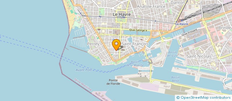 localisation de l'entreprise ASSOCIATION PATRONAGE NOTRE DAME  LE HAVRE