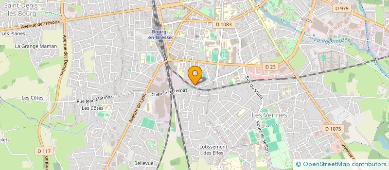 localisation de l'entreprise ASSOCIATION PATRONAGES ET MISSIONS à BOURG-EN-BRESSE