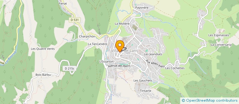 localisation de l'entreprise ASSOCIATION PATURLE  VILLARD-DE-LANS