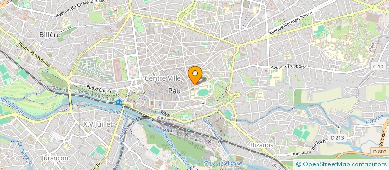 localisation de l'entreprise ASSOCIATION PAU'S PITCHOUN à PAU