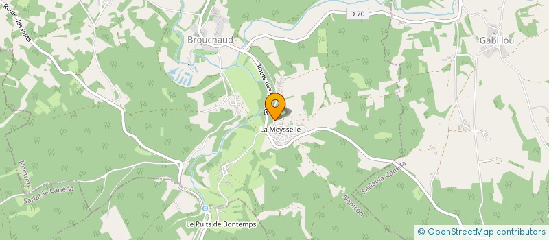 localisation de l'entreprise ASSOCIATION PAUMES DE TERRE à BROUCHAUD