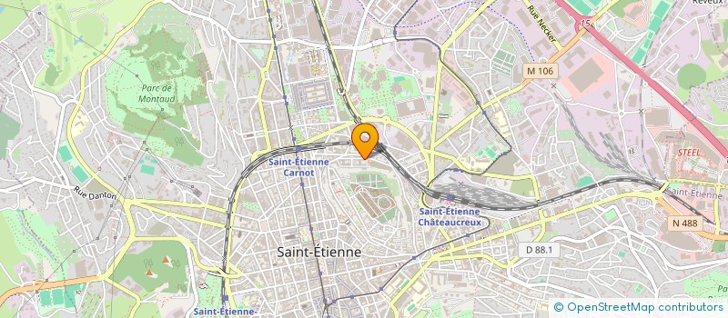 localisation de l'entreprise ASSOCIATION PAUSE CAFE à SAINT-ETIENNE