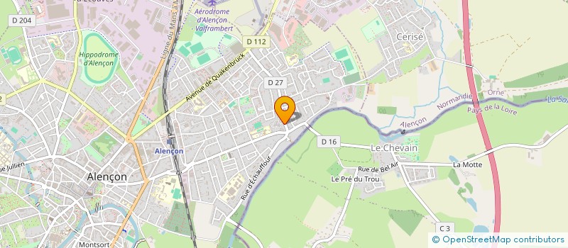 localisation de l'entreprise ASSOCIATION PAUSE DEJEUNER PSS à ALENCON