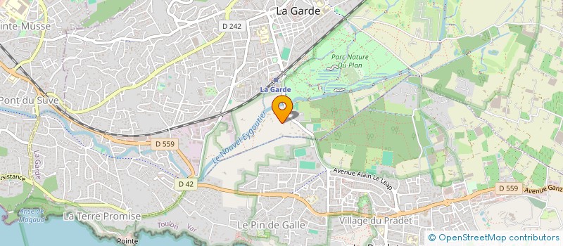 localisation de l'entreprise ASSOCIATION PAUSE DETENTE à LA GARDE