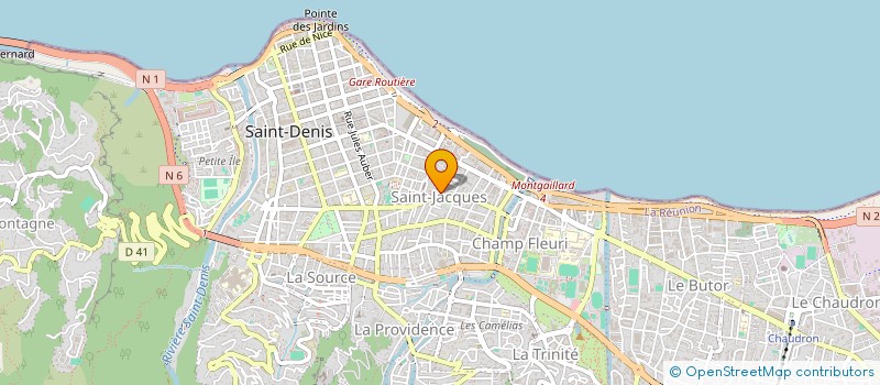 localisation de l'entreprise ASSOCIATION PAVEE à SAINT-DENIS