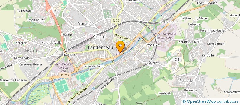 localisation de l'entreprise ASSOCIATION PAYS DE LANDERNEAU DAOULAS ANIMATION à LANDERNEAU