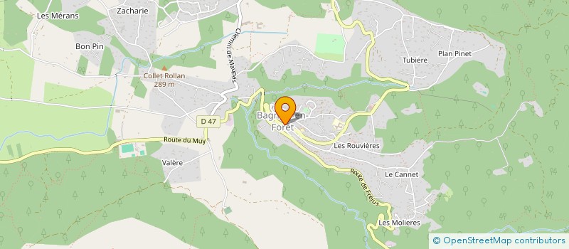 localisation de l'entreprise ASSOCIATION PDROJETS ANIM à FREJUS