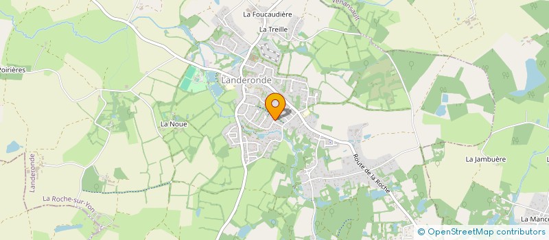 localisation de l'entreprise ASSOCIATION PEAU CANELA  LANDERONDE