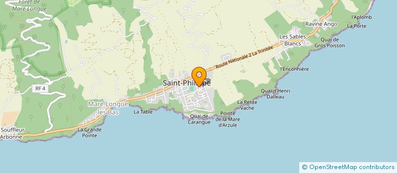localisation de l'entreprise ASSOCIATION PECHE ET LOISIRS DE SAINT PHILIPPE  SAINT-PHILIPPE