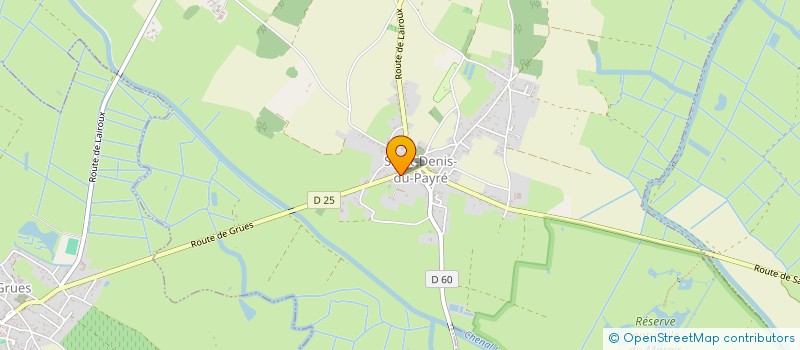 localisation de l'entreprise ASSOCIATION PECHE ET NATURE EN VENDEE  SAINT-DENIS-DU-PAYRE