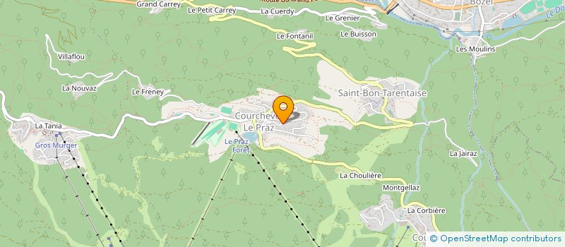 localisation de l'entreprise ASSOCIATION PECHEUR L'ARC EN CIEL à COURCHEVEL