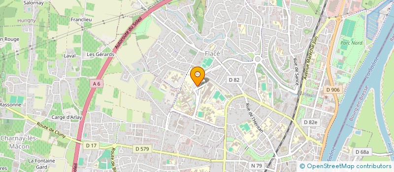 localisation de l'entreprise ASSOCIATION PEDIATRIQUE MACONNAISE à MACON