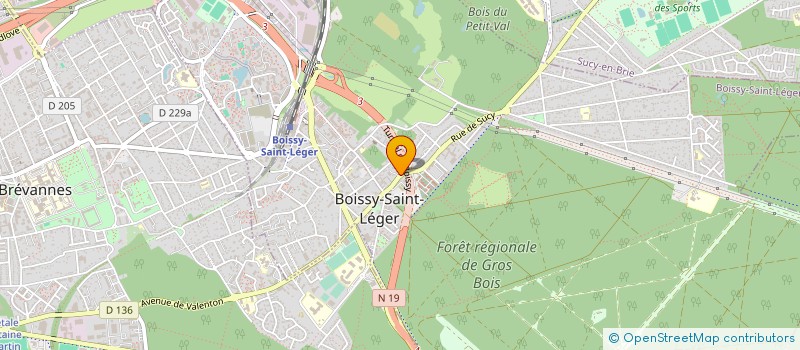 localisation de l'entreprise ASSOCIATION PEEP DE BOISSY ST LEGER à BOISSY-SAINT-LEGER