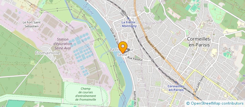 localisation de l'entreprise ASSOCIATION PEI DES ECOLES ARISTIDE BRIAND  LA FRETTE-SUR-SEINE