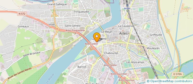 localisation de l'entreprise ASSOCIATION PEIN'TECH à ARLES