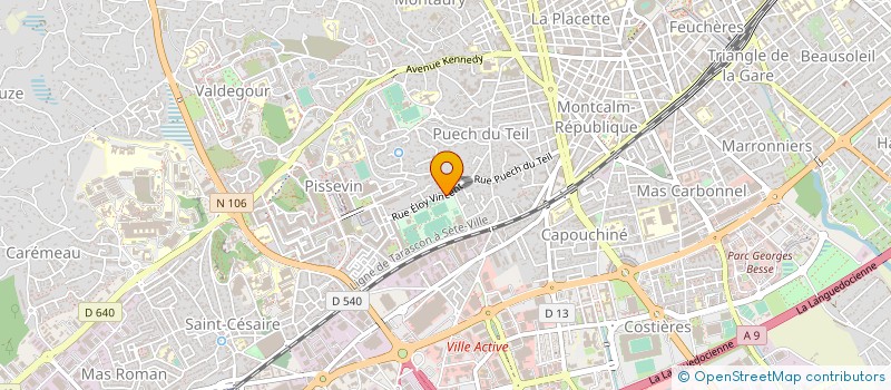 localisation de l'entreprise ASSOCIATION PEINTURE SUR LA PLACE à NIMES