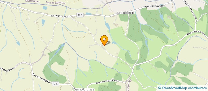 localisation de l'entreprise ASSOCIATION PEIRRE DARIOS  MONTDURAUSSE