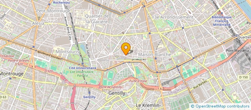 localisation de l'entreprise ASSOCIATION PELINIA  PARIS