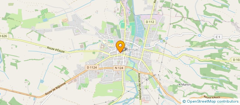 localisation de l'entreprise ASSOCIATION PENA TAURINE LA QUERENCIA  VIC-FEZENSAC